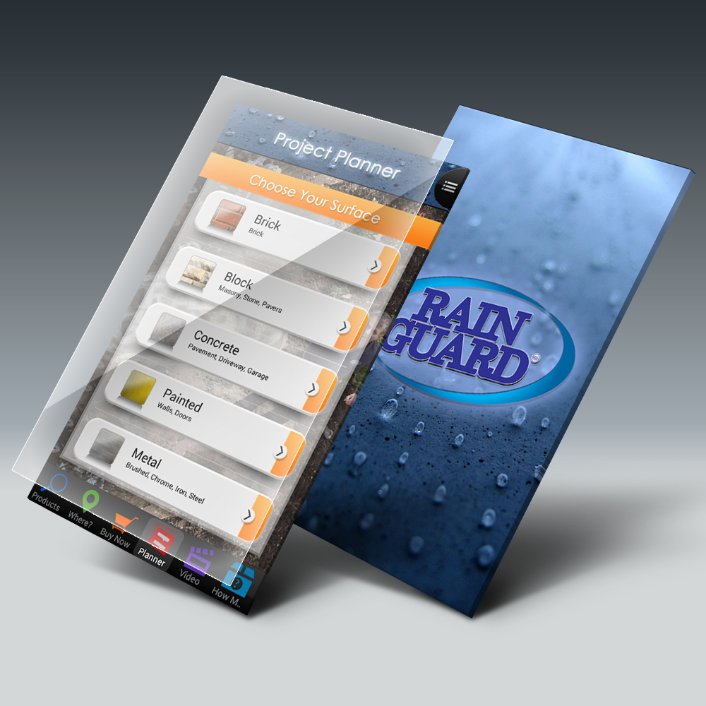 Mobile Application For Rainguard International