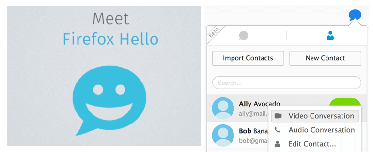 Firefox Launches Hello Video Chat as Its Latest Update!