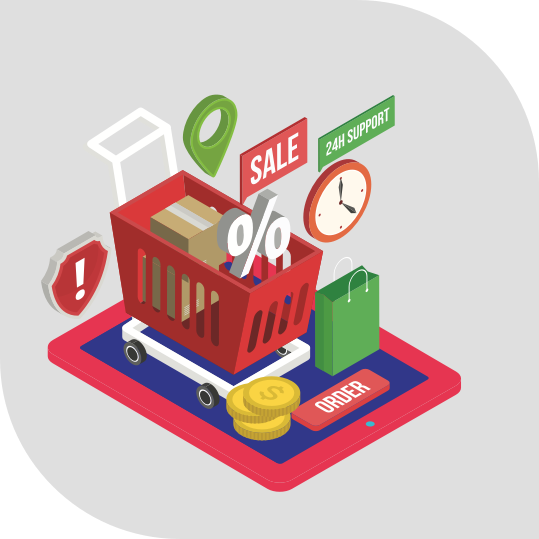 Sell your products online through E-commerce platform